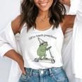 Pre K Grade Teacher Frog Back To School Preschool Flowy Tank, funny gift