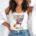 Space Middle School Teacher Back To School Men Women Kids Flowy Tank, funny gift Space Middle School Teacher Back To School Men Women Kids Flowy Tank, funny gift