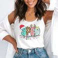 SPED Squad Special Education Teacher Autism Christmas Women Flowy Tank, funny gift