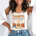 Teach Thanksgiving Teacher Thankful For My Preschool Turkeys Flowy Tank, funny gift