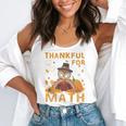 Thankful Math Turkey Teacher Happy Thanksgiving Flowy Tank, funny gift Thankful Math Turkey Teacher Happy Thanksgiving Flowy Tank, funny gift