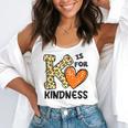 Unity Day K Is For Kindness Anti Bullying Orange Teacher Men Women Kids Flowy Tank, funny gift
