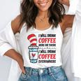 I Will Drink Coffee Here Or There Funny Teacher Teaching Men Women Girls Kids Flowy Tank, funny gift I Will Drink Coffee Here Or There Funny Teacher Teaching Men Women Girls Kids Flowy Tank, funny gift