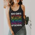 100 Days Of School Heart Love Teacher Or Student 100th Day Flowy Tank, funny design 100 Days Of School Heart Love Teacher Or Student 100th Day Flowy Tank, funny design