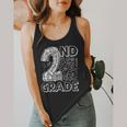 2nd Grade Typography Team 2nd Grade Teacher Back To School Flowy Tank, funny design