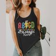 4th Grade Rocks ABCD Back To School Rock Teachers Flowy Tank, funny design 4th Grade Rocks ABCD Back To School Rock Teachers Flowy Tank, funny design
