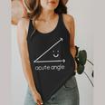 Acute Angle Cute Math Teacher Flowy Tank, funny design Acute Angle Cute Math Teacher Flowy Tank, funny design