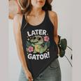 Alligator Later Gator Teacher Summer Last Day Fun Flowy Tank, funny design Alligator Later Gator Teacher Summer Last Day Fun Flowy Tank, funny design