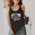 Art Is My Favorite Sport Artist Art Lover Teacher Flowy Tank, funny design