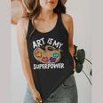 Art Is My Superpower Art Teacher Artist Painter Painting Flowy Tank, funny design Art Is My Superpower Art Teacher Artist Painter Painting Flowy Tank, funny design