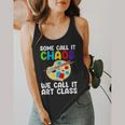 Art Teacher For Men Women Art Teacher Appreciation Flowy Tank, funny design