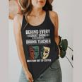 Theatre Teacher Drama Lover Theatre Mask Drama Teacher Flowy Tank, funny design