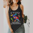 Autism Awareness Teacher I Teach Awesome Superheroes Flowy Tank, funny design Autism Awareness Teacher I Teach Awesome Superheroes Flowy Tank, funny design