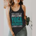 This Is What An Awesome Yoga Instructor Yoga Teacher Flowy Tank, funny design This Is What An Awesome Yoga Instructor Yoga Teacher Flowy Tank, funny design