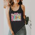 Back To School Pre-K Preppy Teacher Girl Flowy Tank, funny design