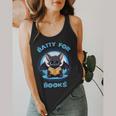 Batty About Books Lover Teacher Librarian Bookish Halloween For Men Women Kids Flowy Tank, funny design Batty About Books Lover Teacher Librarian Bookish Halloween For Men Women Kids Flowy Tank, funny design
