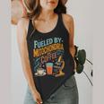 Biology Teacher Science Fueled By Mitochondria Coffee Flowy Tank, funny design