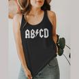 Boys Girls Teachers ABCD Rock Graphic Back To School Flowy Tank, funny design