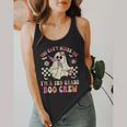 You Can't Scare Me Im A 2nd-Grade Boo Crew Teacher Halloween Flowy Tank, funny design