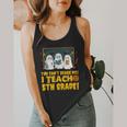 You Can't Scare Me I Teach 5th Grade Teacher Halloween Flowy Tank, funny design