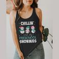 Chillin' With My Preschool Snowmies Teacher Christmas Men Women Kids Flowy Tank, funny design Chillin' With My Preschool Snowmies Teacher Christmas Men Women Kids Flowy Tank, funny design