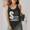 Christian Teacher S Is For Sunday School Essentials Flowy Tank, funny design Christian Teacher S Is For Sunday School Essentials Flowy Tank, funny design