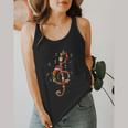 Christmas Musical Note Music Lover Teacher Sing Carols Jesus Flowy Tank, funny design