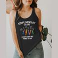 Complementary Colors Art Teacher Pun Shirt Flowy Tank, funny design Complementary Colors Art Teacher Pun Shirt Flowy Tank, funny design