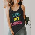 Computer Teacher Back To School Kids Ctrl Alt Learn Flowy Tank, funny design Computer Teacher Back To School Kids Ctrl Alt Learn Flowy Tank, funny design