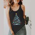 DNA Helix Christmas Tree Scientist Biology Science Teacher Flowy Tank, funny design DNA Helix Christmas Tree Scientist Biology Science Teacher Flowy Tank, funny design
