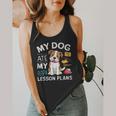 My Dog Ate My Lesson Plan Teacher Back To School Flowy Tank, funny design My Dog Ate My Lesson Plan Teacher Back To School Flowy Tank, funny design