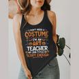 I Don't Need a Costume I'm An Art Teacher Retro Halloween Flowy Tank, funny design