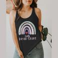 Early Headstart Cute Retro Rainbow Teachers Flowy Tank, funny design Early Headstart Cute Retro Rainbow Teachers Flowy Tank, funny design