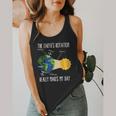 Earth Rotation Earth Day Science Teacher Kids Women Flowy Tank, funny design