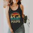 Easily Distracted By Maps Geography Teacher Flowy Tank, funny design Easily Distracted By Maps Geography Teacher Flowy Tank, funny design
