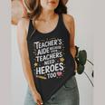 Educators Teacher's Aide Because Even Teachers Need Heroes Flowy Tank, funny design