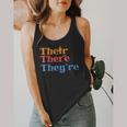 English Teacher Their There Theyre Grammar Men Women Flowy Tank, funny design English Teacher Their There Theyre Grammar Men Women Flowy Tank, funny design