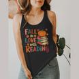 Fall In Love With Reading Autumn Thanksgiving Shirt Teacher Flowy Tank, funny design Fall In Love With Reading Autumn Thanksgiving Shirt Teacher Flowy Tank, funny design
