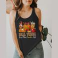 Fall Vibes Costume Teacher Thanksgiving Leopard Gnome Flowy Tank, funny design