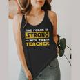 The Force Strong With This Teacher Men Women Kids Flowy Tank, funny design The Force Strong With This Teacher Men Women Kids Flowy Tank, funny design