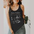 Fourier Transform Signal Science Math Teacher Nerdy Flowy Tank, funny design