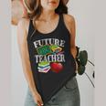 Future Teacher With Canyon And Book Teacher Men Women Girls Kids Flowy Tank, funny design
