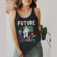 Future Teacher School Teacher Female Flowy Tank, funny design Future Teacher School Teacher Female Flowy Tank, funny design