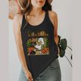 Ghost Library Reading Books Halloween Librarian Teacher Flowy Tank, funny design