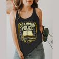Grammar Police To Serve And Correct English Teacher Flowy Tank, funny design Grammar Police To Serve And Correct English Teacher Flowy Tank, funny design