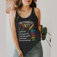 Growth Mindset Teacher Power Of Yet Inspirational Flowy Tank, funny design