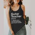 Guitar Teacher Definition Musician Music Men Women Girls Kids Flowy Tank, funny design