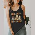 Halloween SLP Sped Teacher Groovy Inclusion Isn't Scary Flowy Tank, funny design