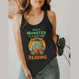 Halloween Teacher Librarian Monster Reading Books Men Women Kids Flowy Tank, funny design
