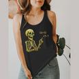 Halloween Teacher Six Seven 6 7 Skeleton Spooky Costume Flowy Tank, funny design Halloween Teacher Six Seven 6 7 Skeleton Spooky Costume Flowy Tank, funny design